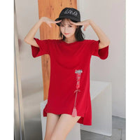 Bows & Ribbons Oversized T-Shirt Dress