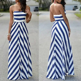 Sexy Summer Long Sleeveless Dress