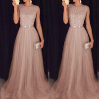 Elegant Prom Gowns Sequin Dress