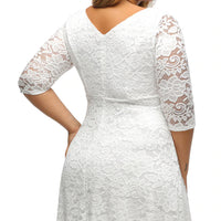 3/4 Sleeves Summer Lace Dress