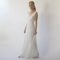BLUSHFASHION - Original Open Back Wedding Dress #1286
