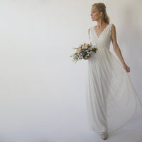 BLUSHFASHION - Original Open Back Wedding Dress #1286