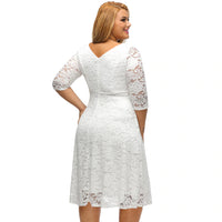 3/4 Sleeves Summer Lace Dress