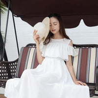 High Waist Chiffon Summer Dress