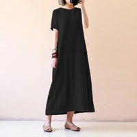 Summer Cotton Long Maxi Dress