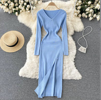 Tight Stretch Knitted Dress For Women