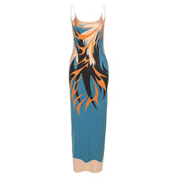 Power Moves Printed Maxi Dress