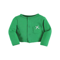 Hudson Baby Baby Girls' Cotton Dress and Cardigan Set 5T Shamrocks