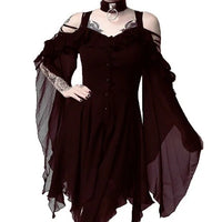 Cosplay Clothing Unique Irregular Hem Dress