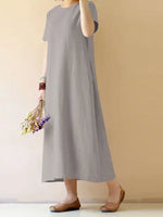 Summer Cotton Long Maxi Dress