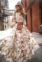 Boho Chic Floral Maxi Dress