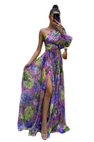 Sleeve Floral Maxi Dress