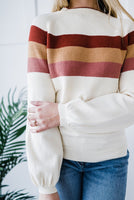 LIVING FREE BEAUTY - Original Cuddle Up Striped Sweater