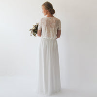 BLUSHFASHION - Original Romantic Style Bridal Chiffon Skirt #3033