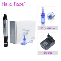 Dr Pen Ultima A1 Electric Derma Pen With 22 Pcs Cartridges Mesotherapy Auto Micro Needle Pen Derma Microneedling System