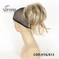 Silver 10-12inch Short Natural Wave Ponytail Hair Extension With Claw Clip in Hairpiece COLOUR CHOICES