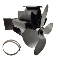 4 Blades Heat Powered Fireplace Stove Hanging Fireplace Fan