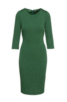 CONQUISTA FASHION - Original Green Fitted Knit Dress