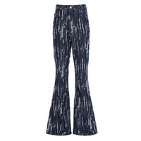 MARIGOLDSHADOWS - Original Takarra High Waist Denim Pants - Deep Blue