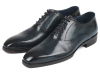 Paul Parkman Men's Plain Toe Oxfords Navy (ID#5523-NVY)