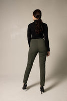 LE REUSSI - Original Olive Skinny Pants Women's Trousers