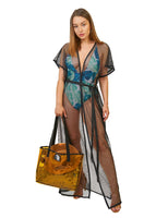 CHALUISANT - Originai Black Mesh Beach Robe