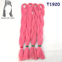 Desire for Hair 10packs Per Lot 24inch 100g Heat Resistant Synthetic Ombre Jumbo Braiding Box Hair Red Yellow Blue Green 4 Tone