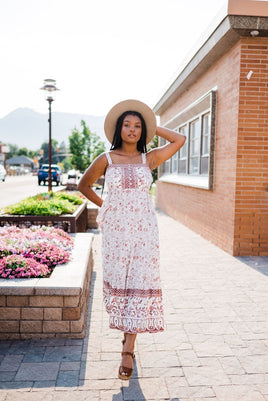 LIVING FREE BEAUTY - Original Boho Chic Floral Maxi Dress