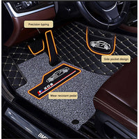 For Hyundai Elantra 2016 2015 2014 2013 2012 2011 2010 2009 2008 2007 Car Floor Mats Accessories Carpets Leather Interior Rugs
