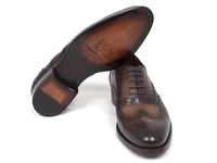 Paul Parkman Wingtip Oxfords Goodyear Welted Brown (ID#027-BRW)