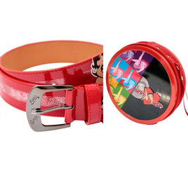 Belt woman with CD holder - Betty Boop - Red - 120/105