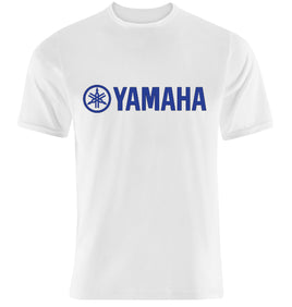 T-shirt Yamaha - White Color - Blue Logo - Size M