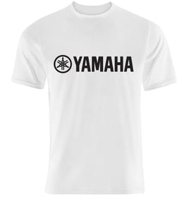 T-shirt Yamaha - White Color - Black Logo - Size M