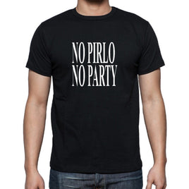 T-shirt No Pirlo No Party Juventus - Black Color - Size S