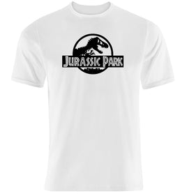 T-shirt Jurassic Park - White Color-Black Logo -  Size XL