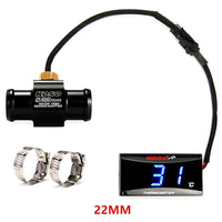 NORXI - Original Motorcycle KOSO Water Temperature Mini Meter for XMAX250 300 NMAX CB 400 CB500X Sensor Thermomete Temp Gauges Scooter Racing