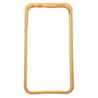 Bumper bi-color orange/transparent for iPhone 4