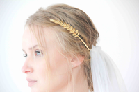 BLUSHFASHION - Original Goddess Crown Headpiece Veil  #4030