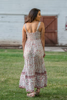 LIVING FREE BEAUTY - Original Boho Chic Floral Maxi Dress