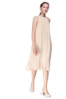 LAGEROSE - Original Round Neck Long Flounced Dress