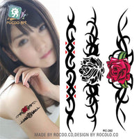 3D Butterfly Body Art Waterproof Temporary Tattoos for Men Women Sexy Colours Small Sticker Wholesale RC2206