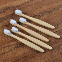 10PC Kids Soft Bristles Bamboo Toothbrush Eco Friendly Childrens Toothbrushes Biodegradable Plastic-Free Oral Care Tooth Brush