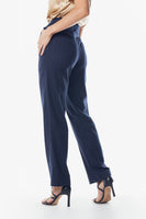 LE REUSSI - Original Italian Wool Navy Blue Pants