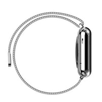 Steel Milanese wrist strap Loop Silver for Apple Watch Series 1 e Series 2 - 38 mm