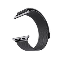 Steel Milanese wrist strap Loop Black for Apple Watch Series 1 e Series 2 - 38 mm