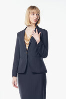 LE REUSSI - Original Wool Dark Grey Blazer