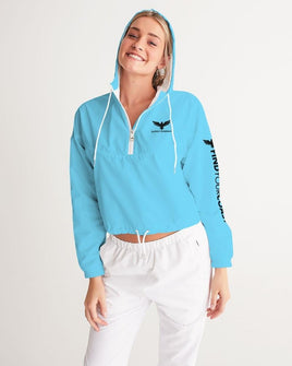 FIND YOUR COAST APPAREL - Original Women's Supply Company Water Resistant Lightweight Cropped Windbreaker