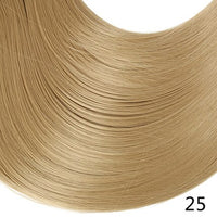 Original Synthetic Clip in Hair Extension Ombre Bayalage Long Straight Flase Hair Pieces for Women 24" 5clips One Piece 3/4 Head