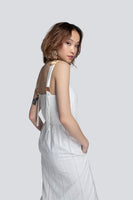 AKOSEE - Original Gabriella Tiered Sundress in White