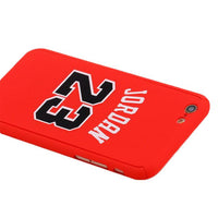 iPhone 7 total protection case- Micheal Jordan 23 + Free screen film - Red